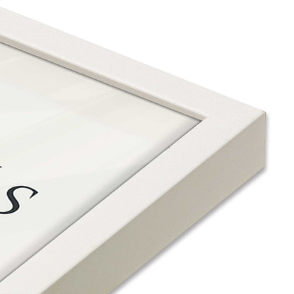 [Color:Opaque White], Picture of art in a Opaque White frame of the corner