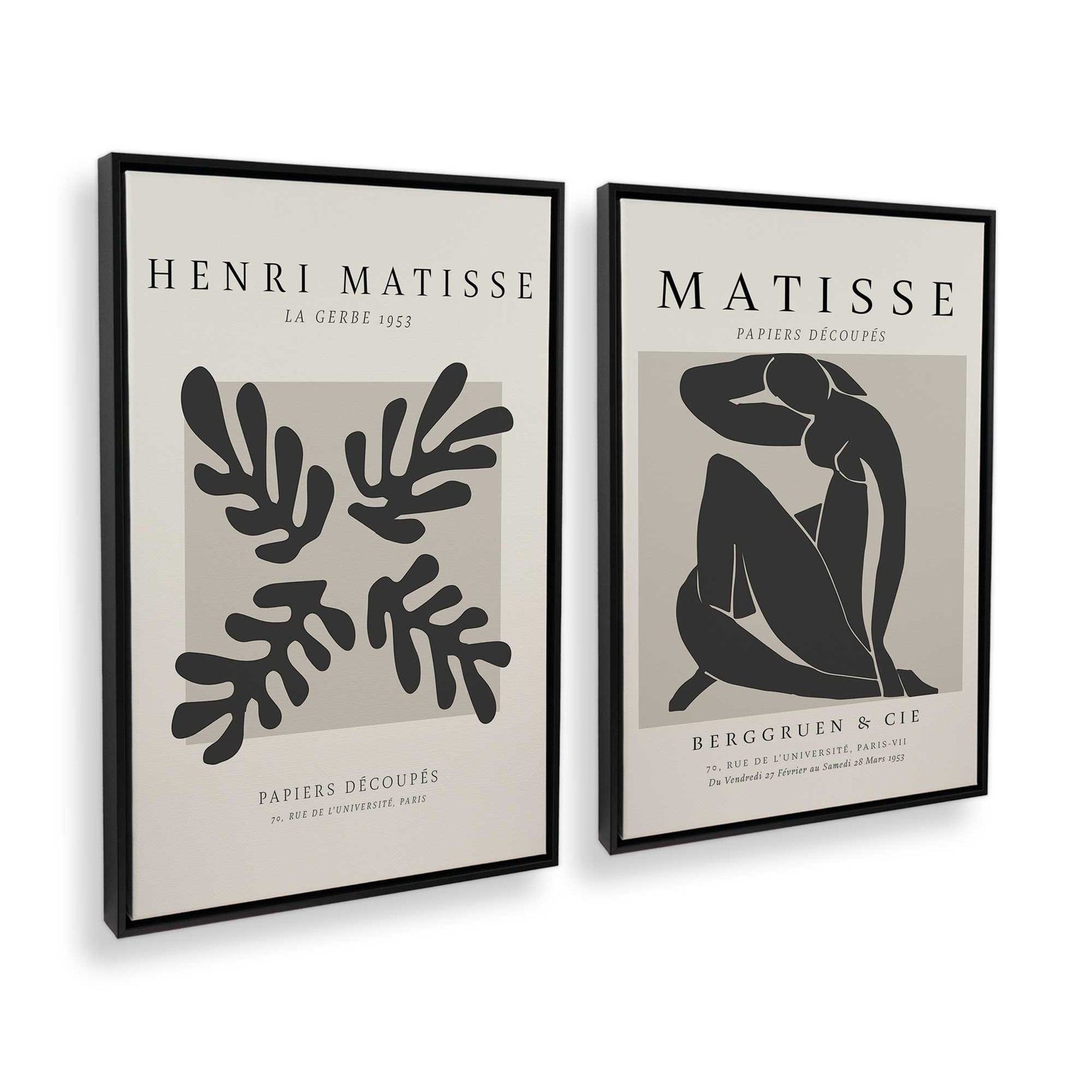 [Color:Satin Black], Picture of art in a Satin Black frame at an angle
