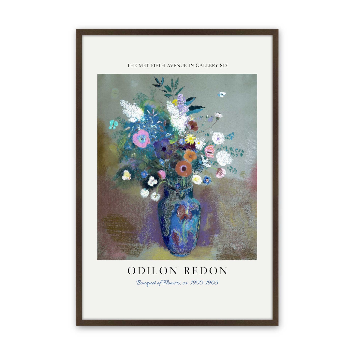 [Color:Belvinder Brown], Picture of art in a Belvinder Brown frame