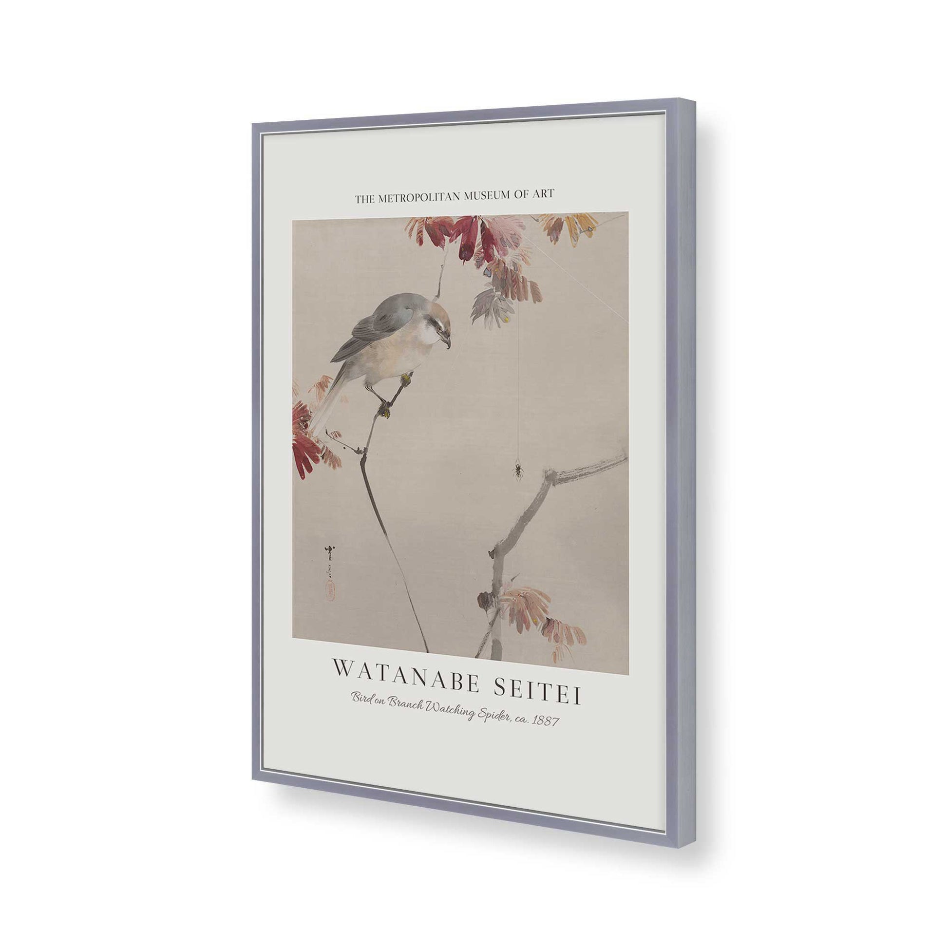 [Color:Polished Chrome], Picture of art in a Polished Chrome frame of the corner