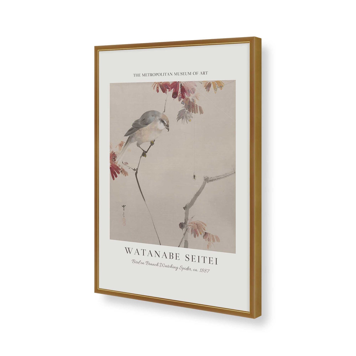 [Color:Polished Gold], Picture of art in a Polished Gold frame of the corner