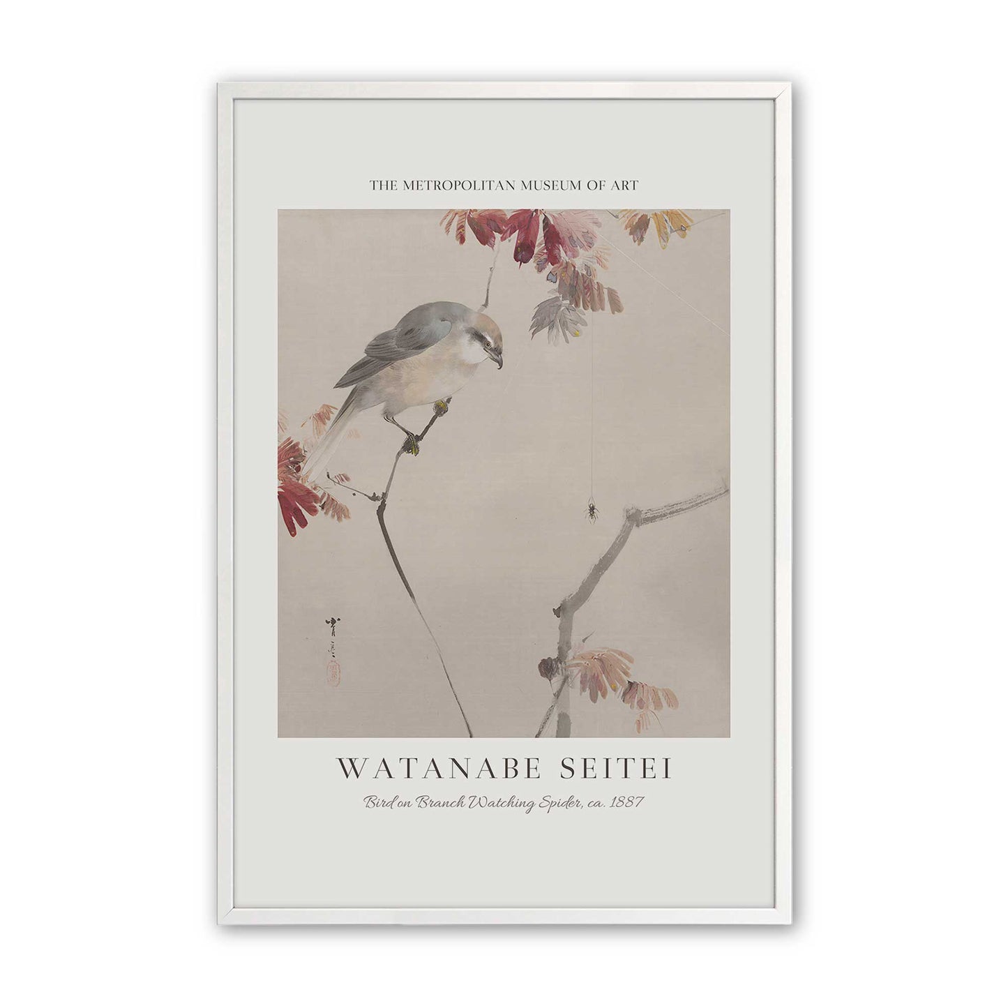 [Color:Opaque White], Picture of art in a Opaque White frame