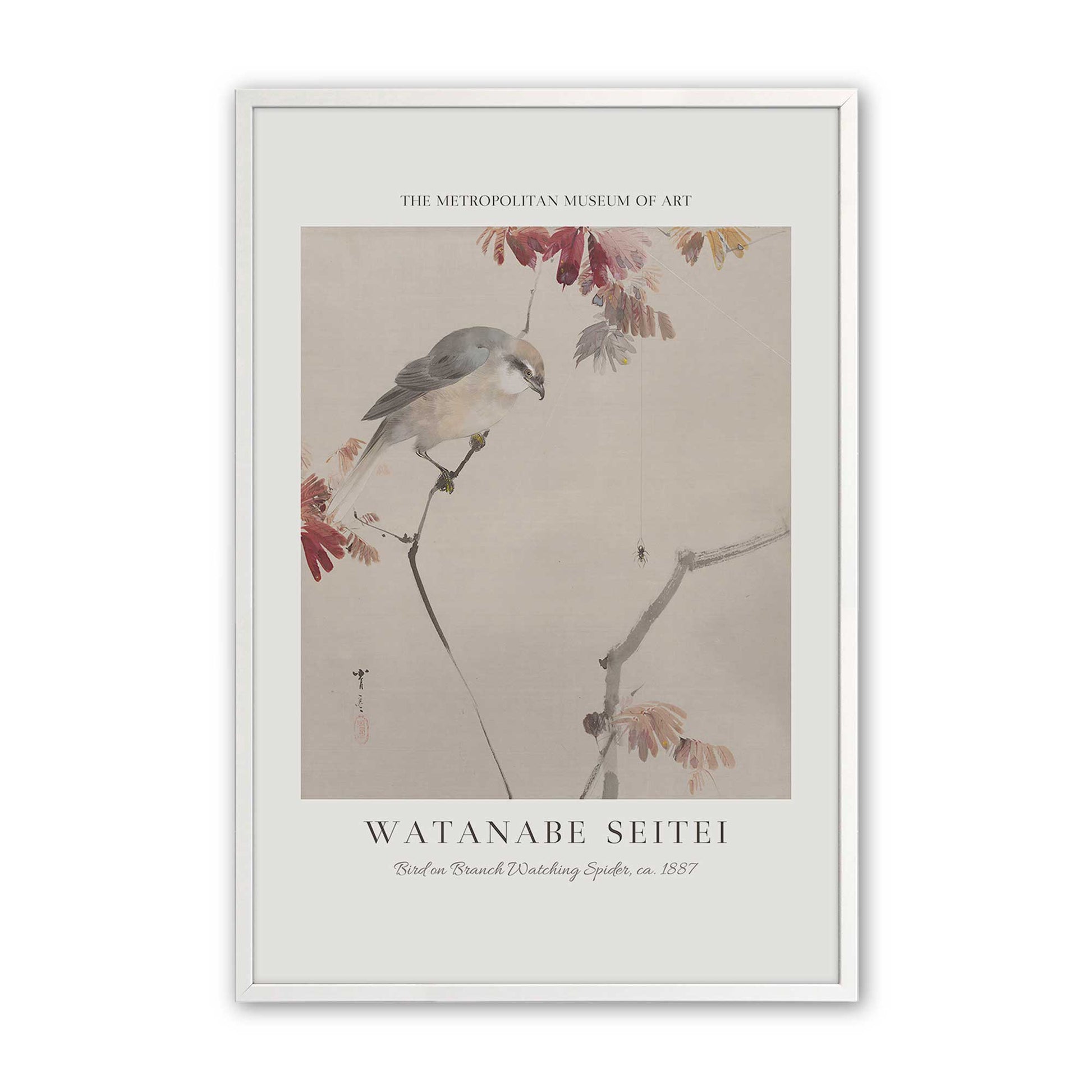 [Color:Opaque White], Picture of art in a Opaque White frame