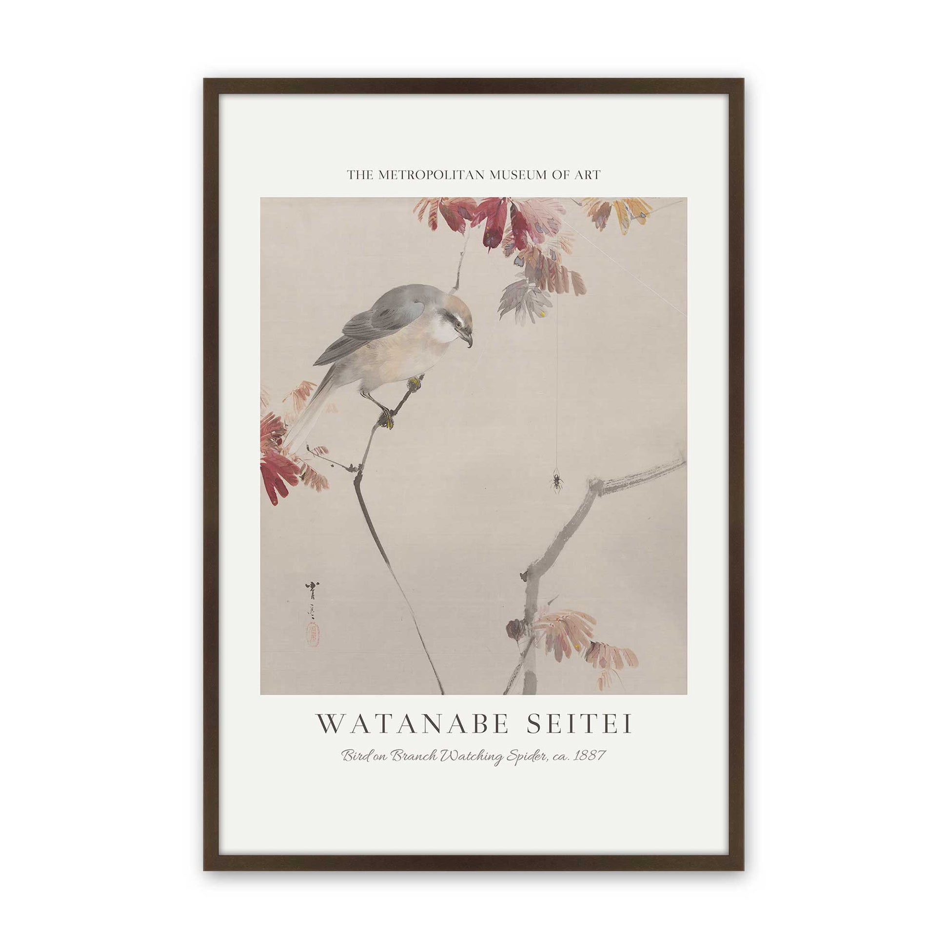 [Color:Belvinder Brown], Picture of art in a Belvinder Brown frame