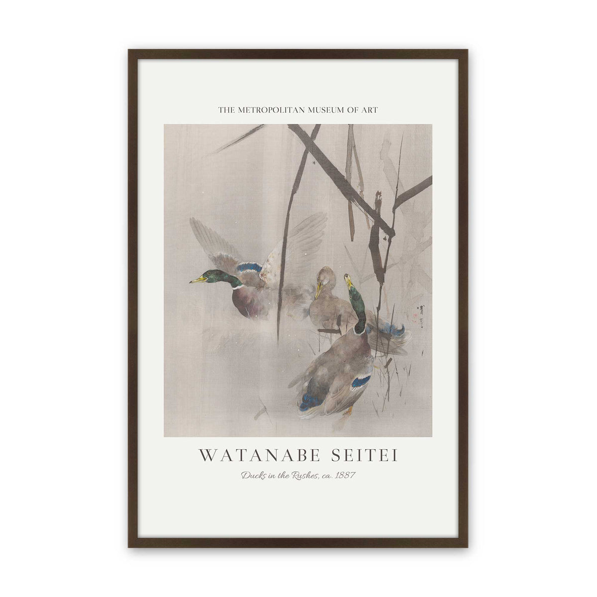 [Color:Belvinder Brown], Picture of art in a Belvinder Brown frame