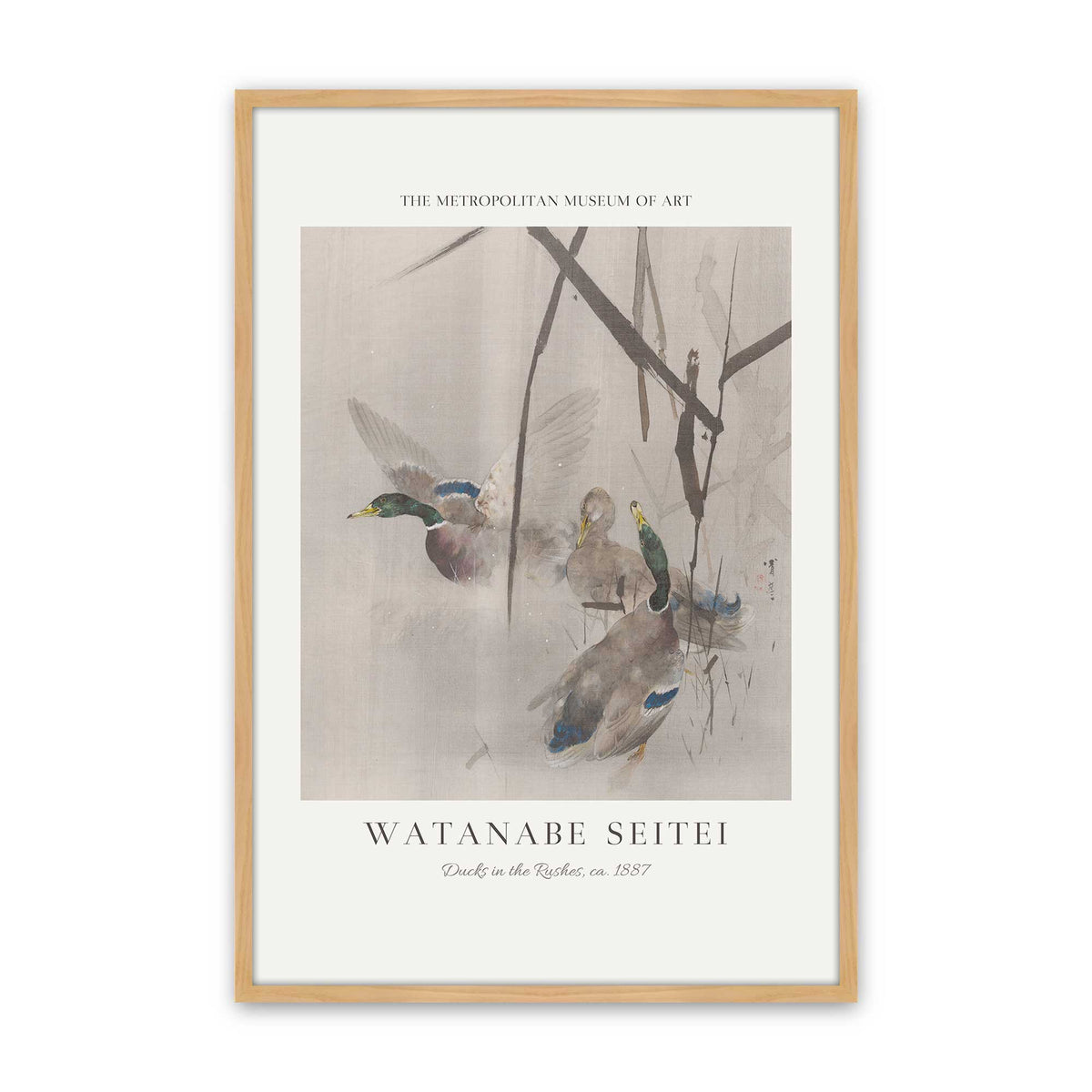 [Color:American Maple], Picture of art in a American Maple frame