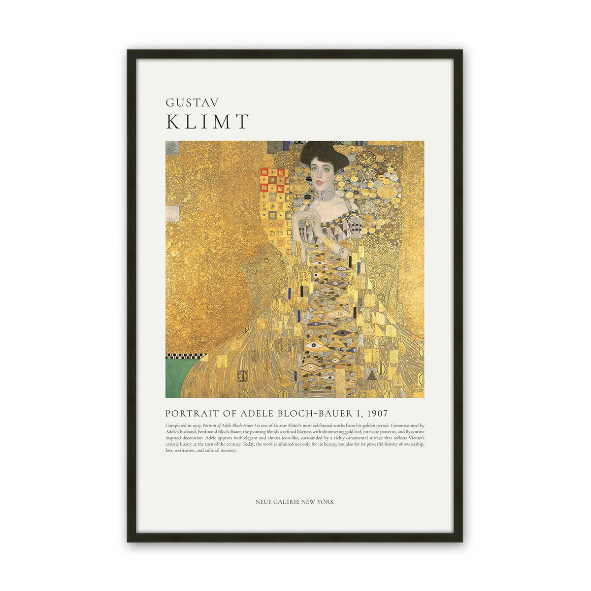 [Color:Satin Black], Picture of art in a Satin Black frame