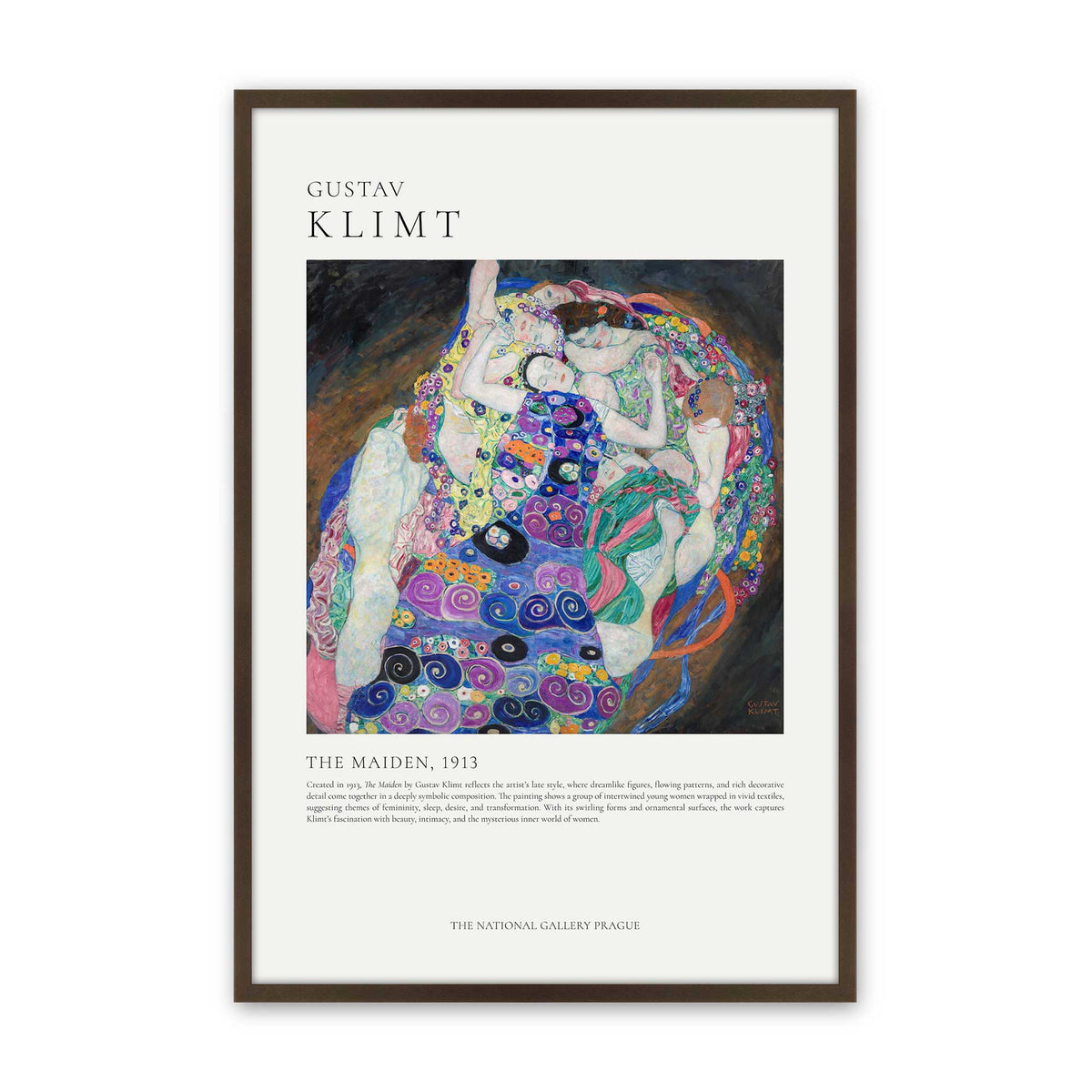 [Color:Brown], Picture of art in a Brown frame