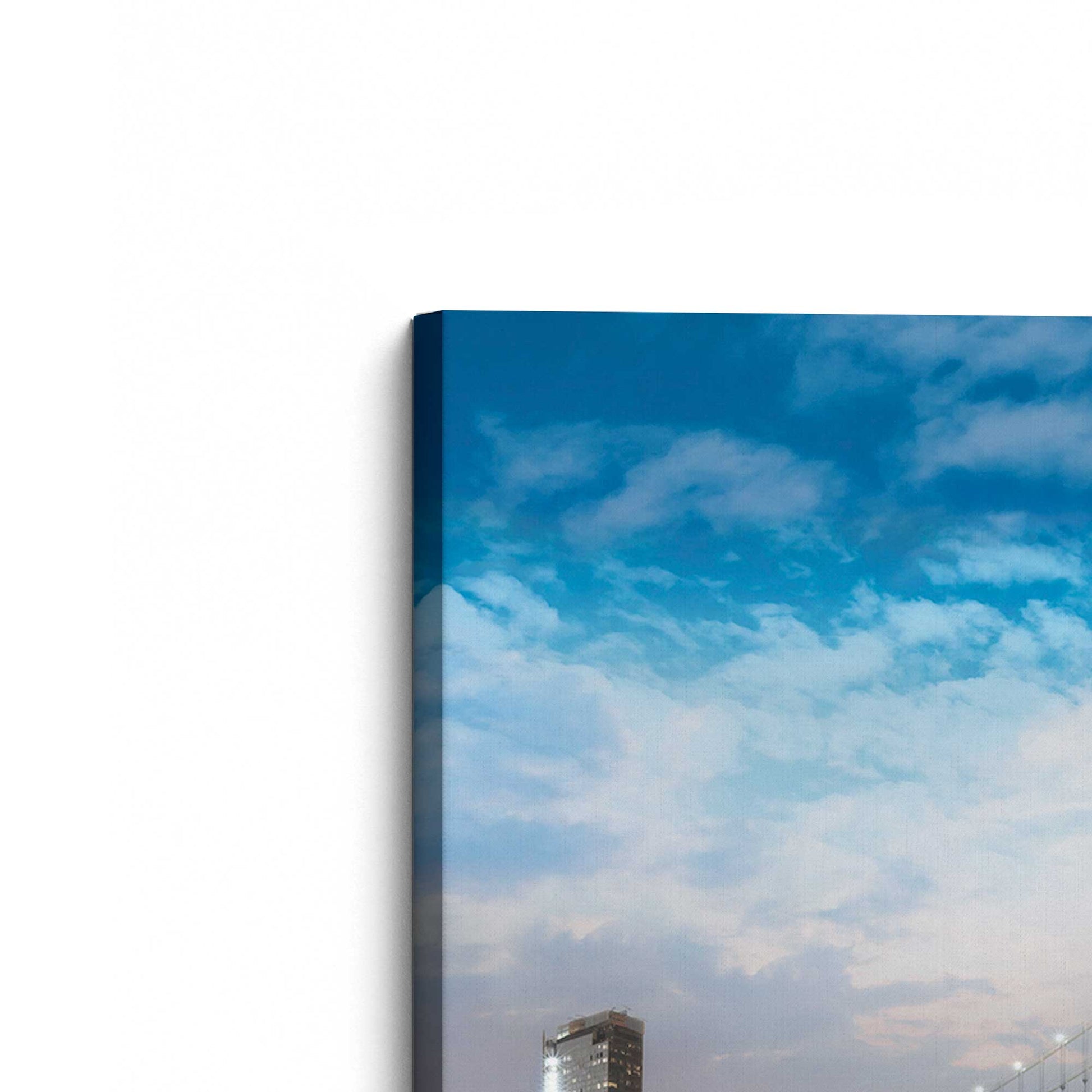 [Color:Stretched Canvas], Picture of the corner of the art