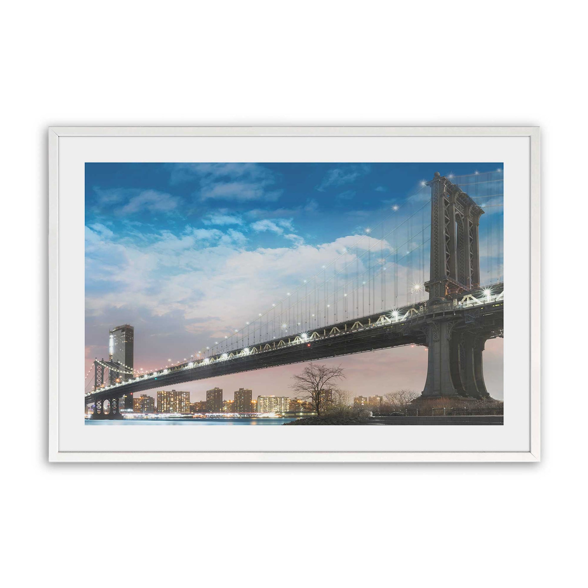 [Color:Opaque White], Picture of art in a Opaque White frame