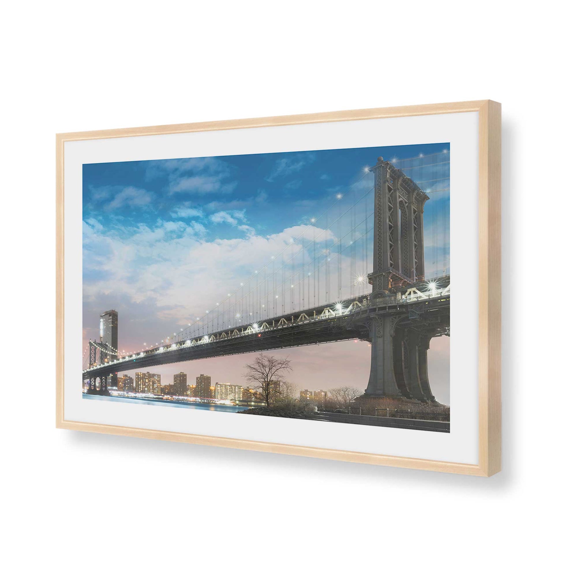 [Color:Raw Maple], Picture of art in a Raw Maple frame of the corner