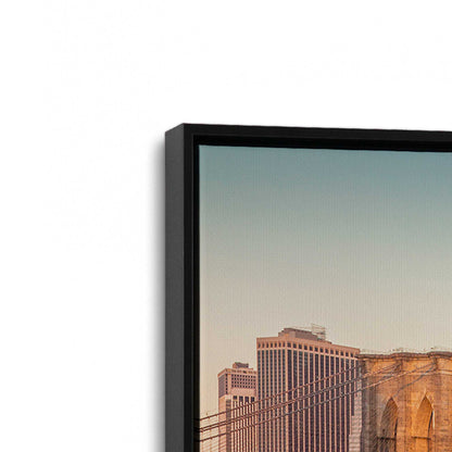 [Color:Satin Black], Picture of art in a Satin Black frame at an angle