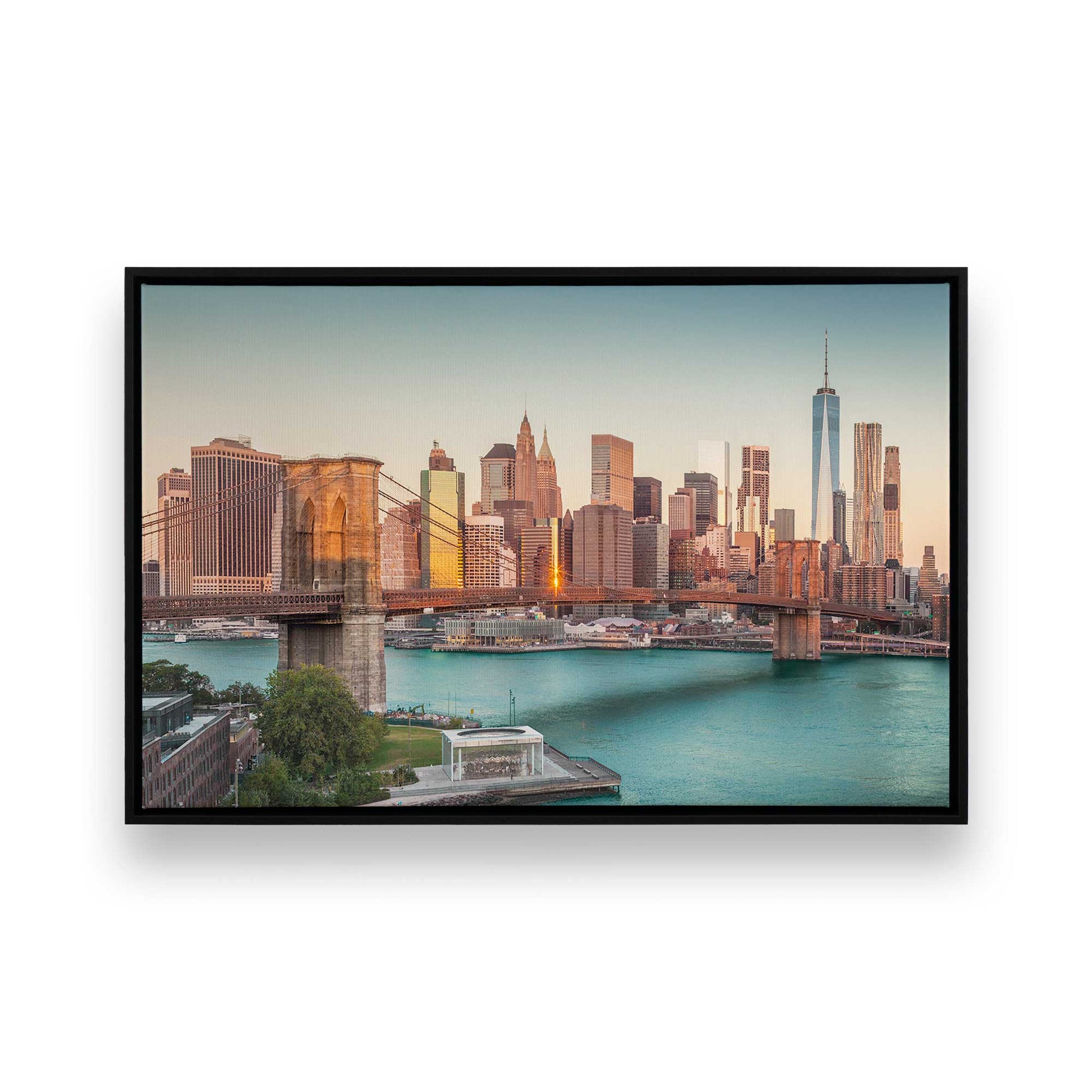 [Color:Satin Black], Picture of art in a Satin Black frame