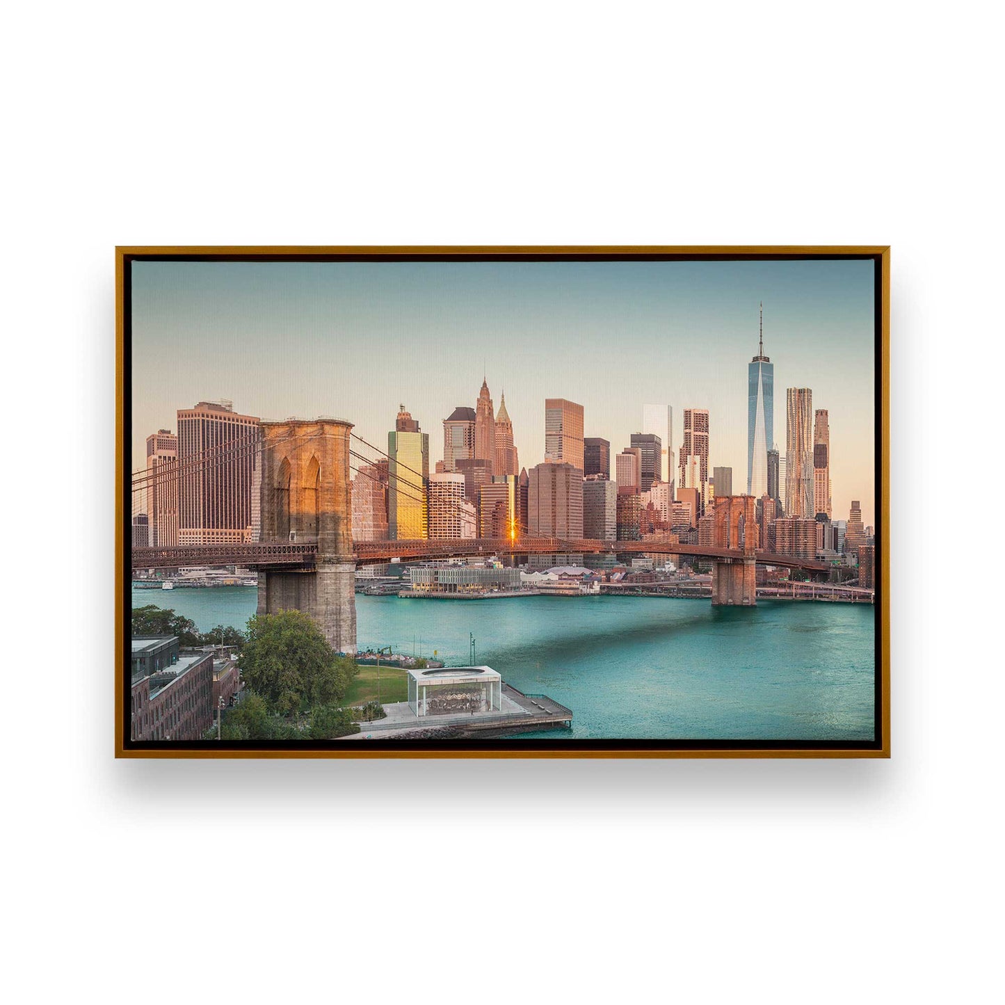 [Color:Polished Gold], Picture of art in a Polished Gold frame