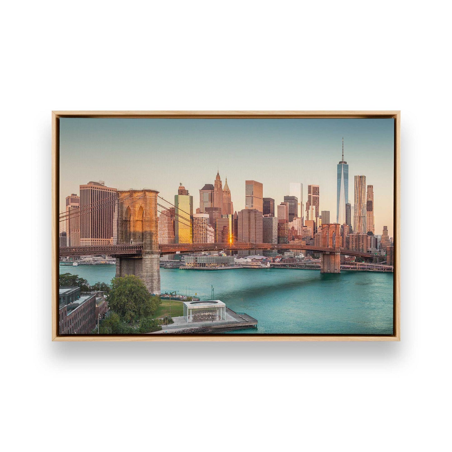 [Color:American Maple], Picture of art in a American Maple frame