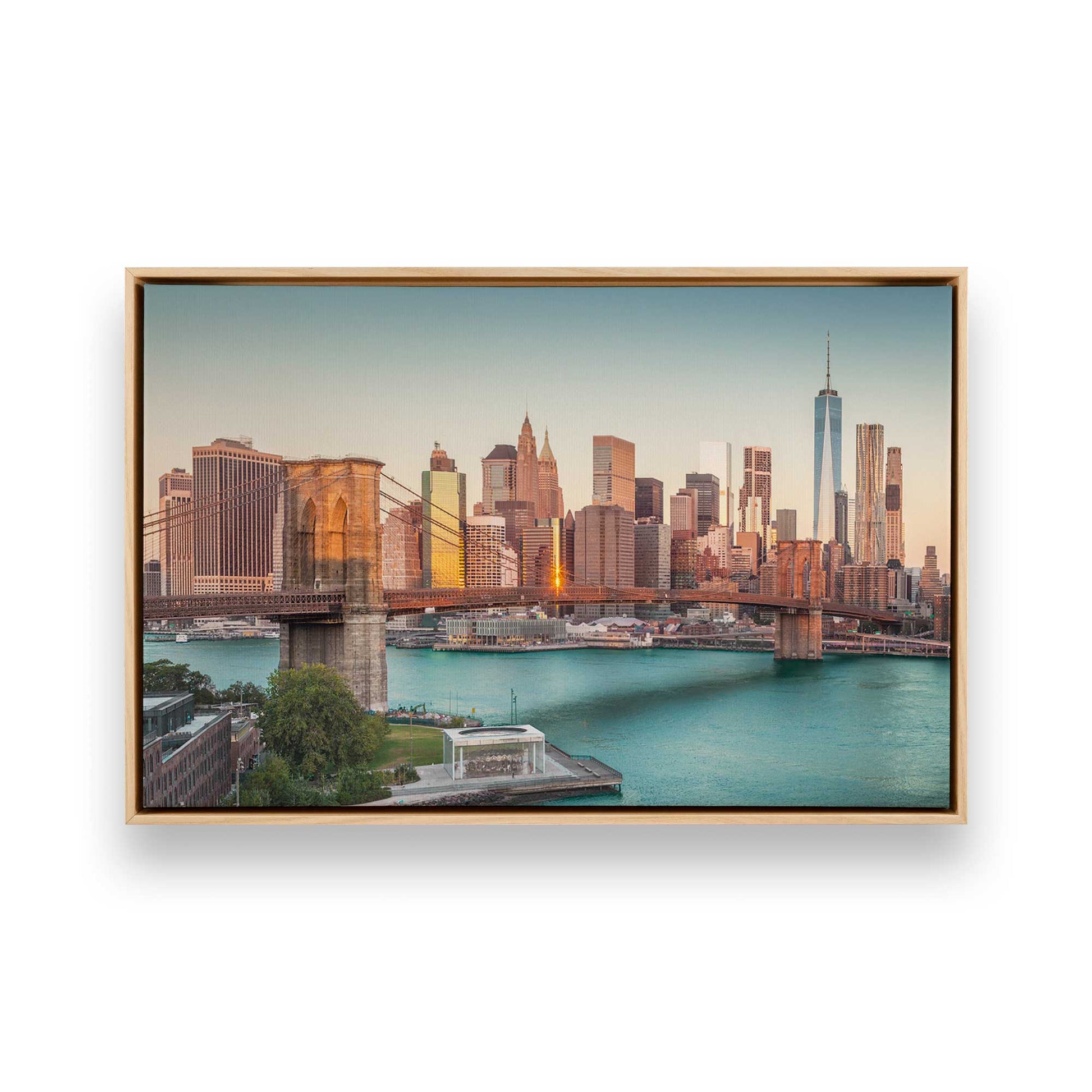 [Color:American Maple], Picture of art in a American Maple frame