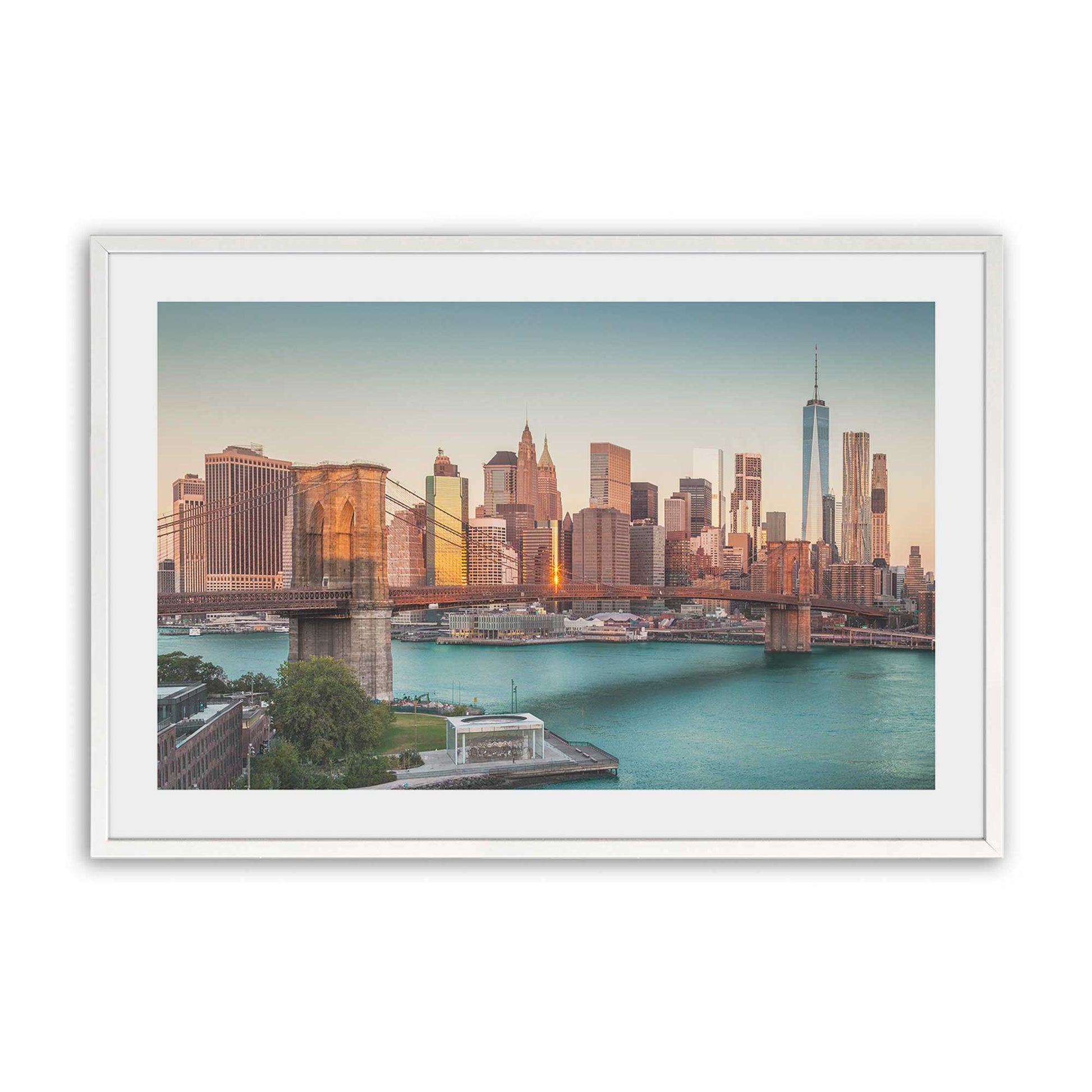 [Color:Opaque White], Picture of art in a Opaque White frame