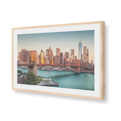 [Color:Raw Maple], Picture of art in a Raw Maple frame of the corner