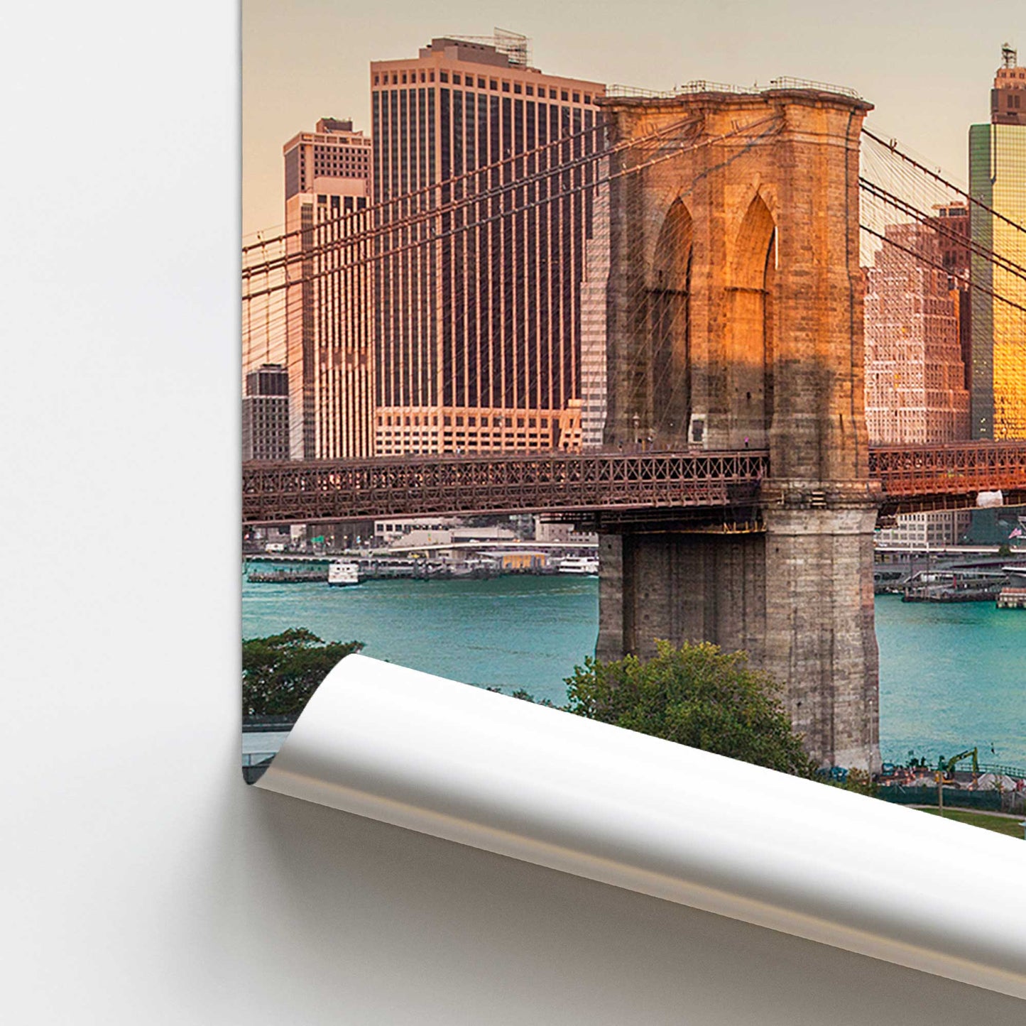 [color:Rolled Print], Picture of close up of art