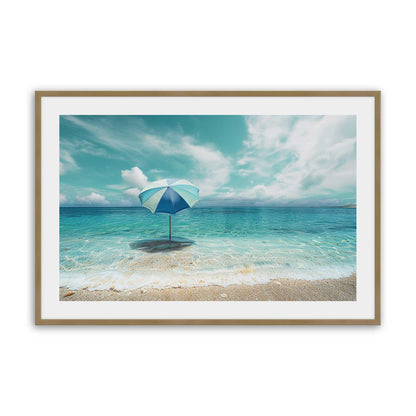 [Color:Brushed Gold], Picture of art in a Brushed Gold frame