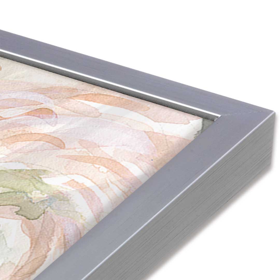 [Color:Polished Chrome], Picture of art in a Polished Chrome frame at an angle