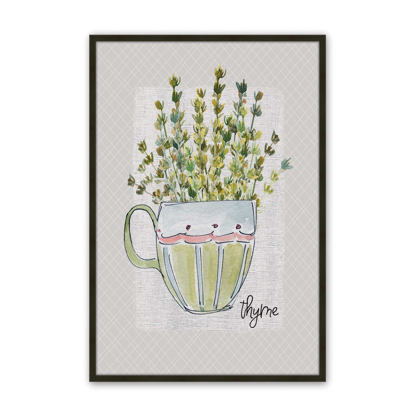 Happy Herbs Set of 4 At Prints