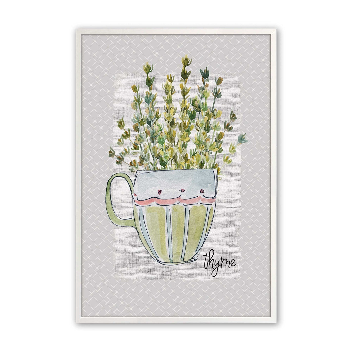 Happy Herbs Set of 4 At Prints