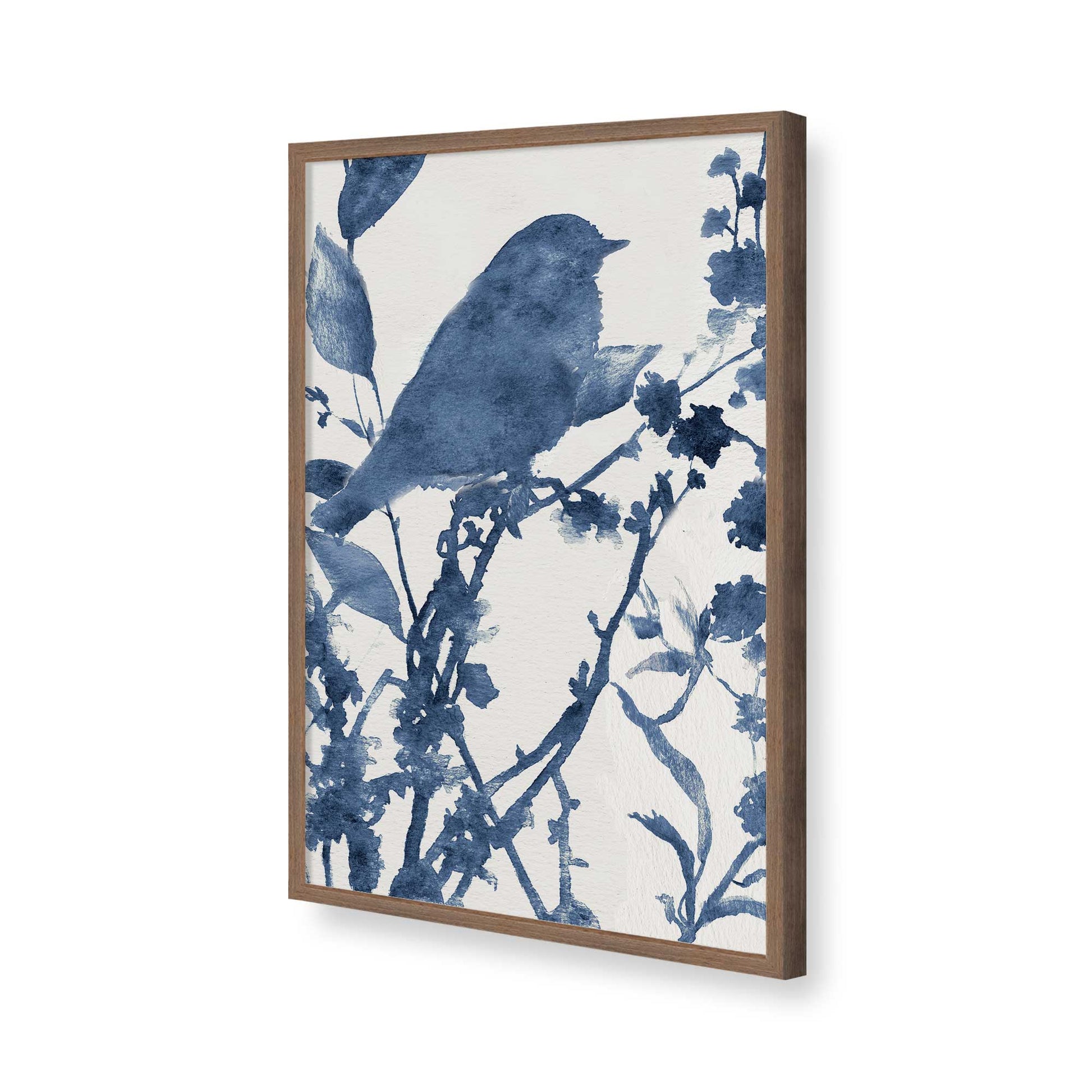 [Color:Walnut], Picture of art in a Walnut frame of the corner