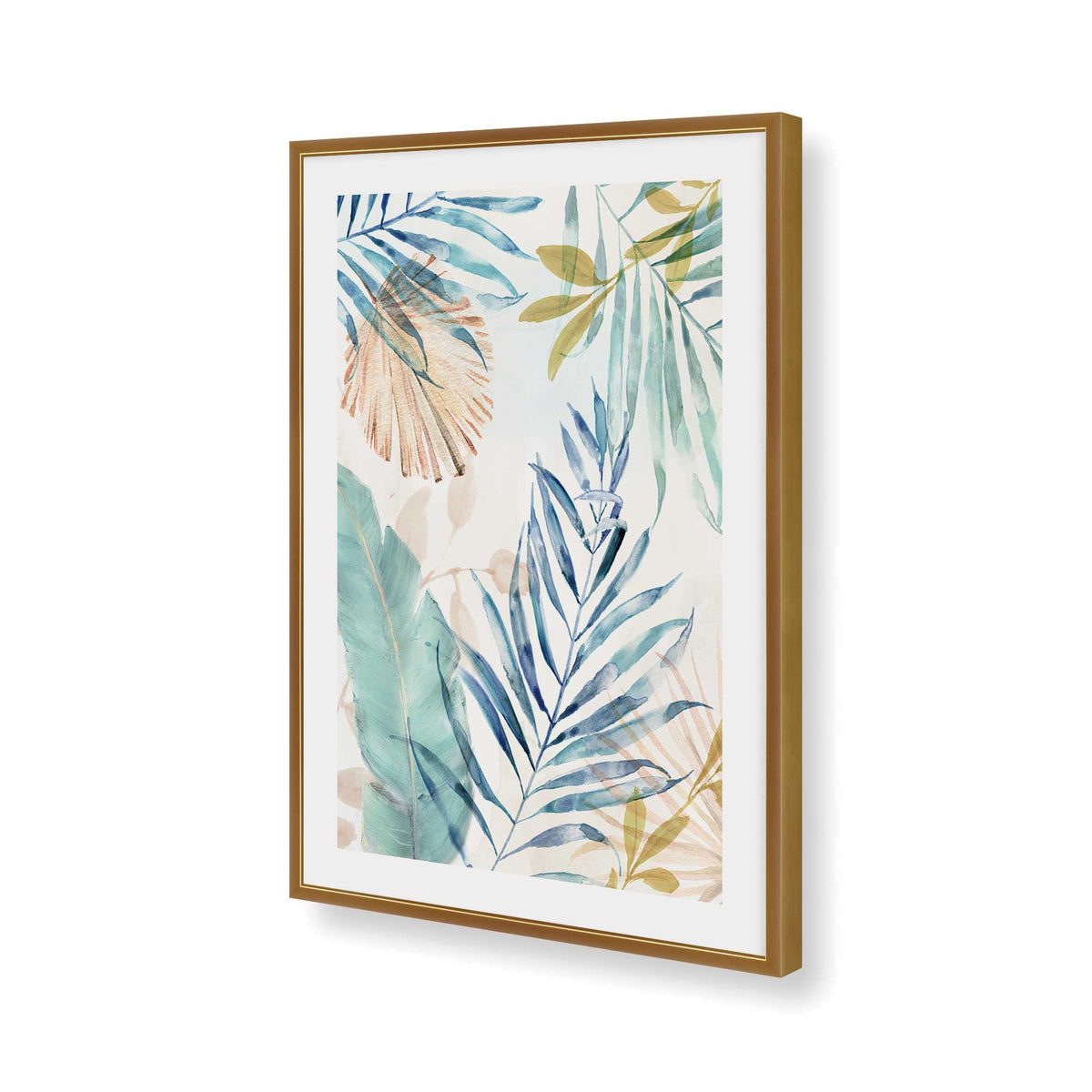 [Color:Polished Gold], Picture of art in a Polished Gold frame of the corner