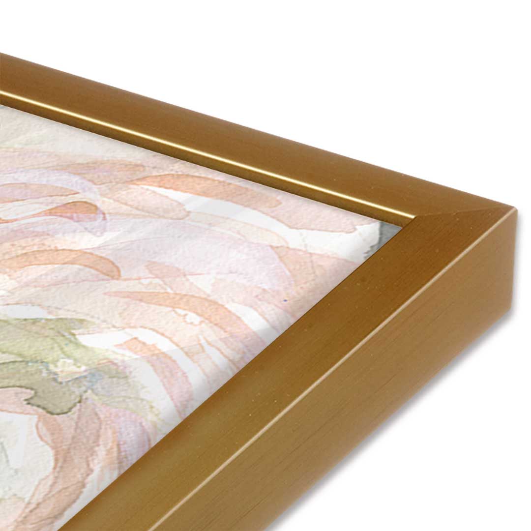 [Color:Polished Gold], Picture of art in a Polished Gold frame of the corner
