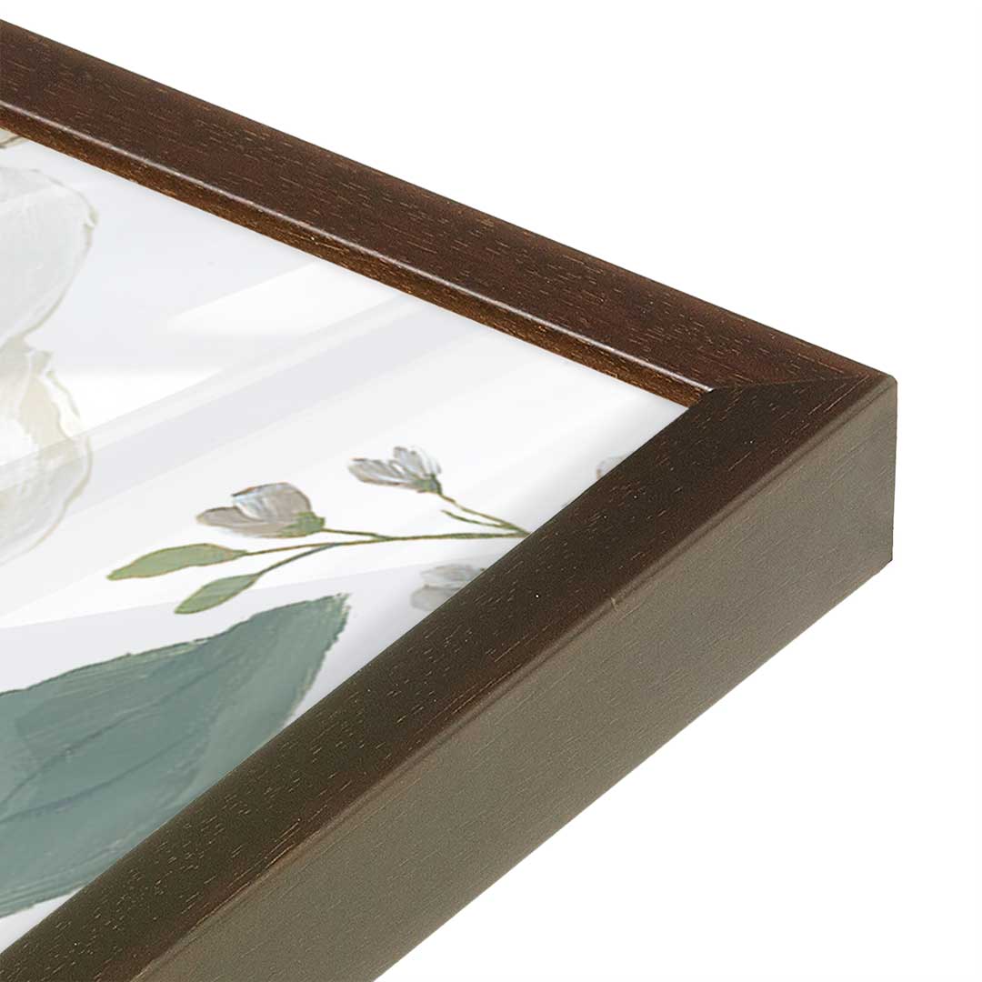 [Color:Belvinder Brown], Picture of art in a Belvinder Brown frame of the corner