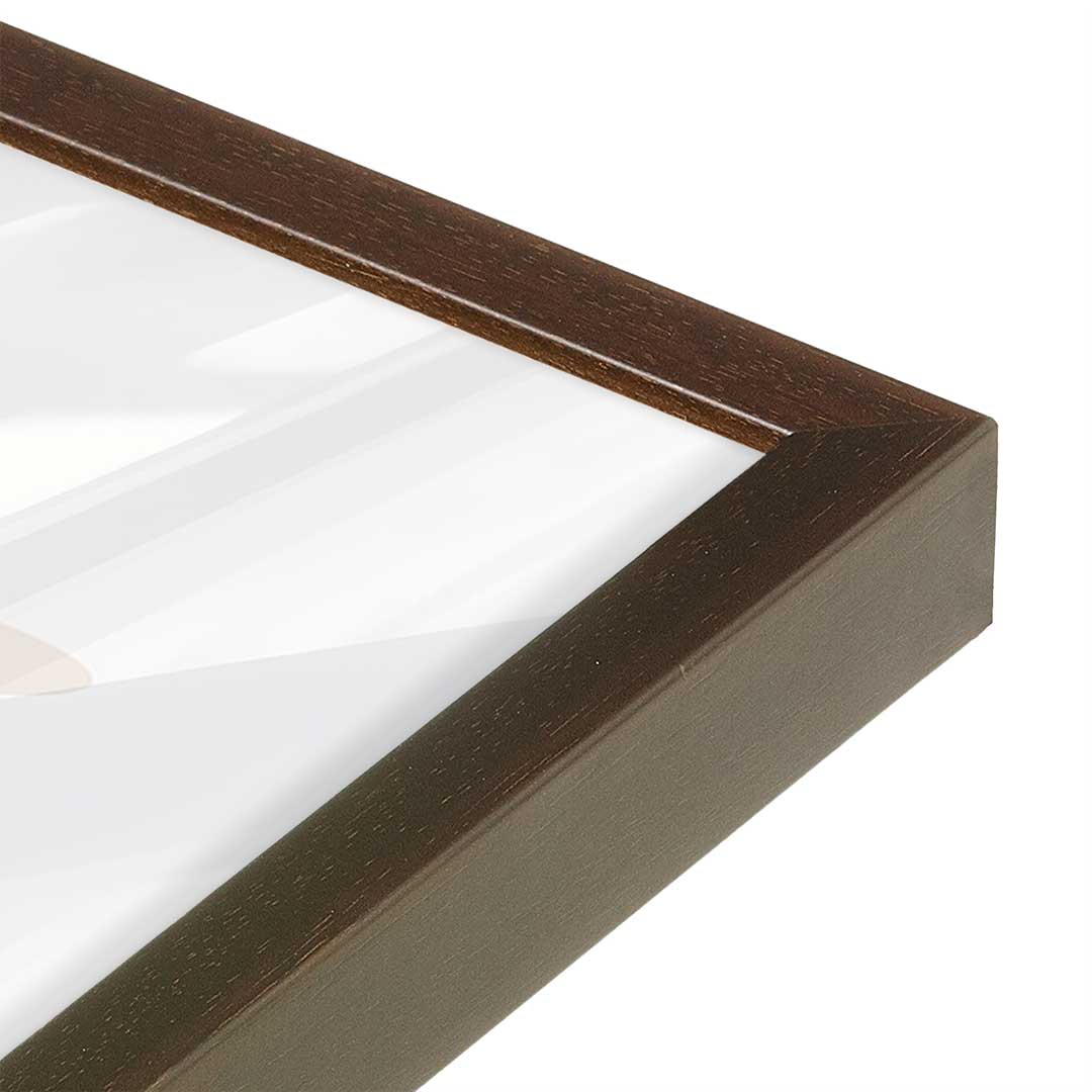 [Color:Belvinder Brown], Picture of art in a Belvinder Brown frame of the corner