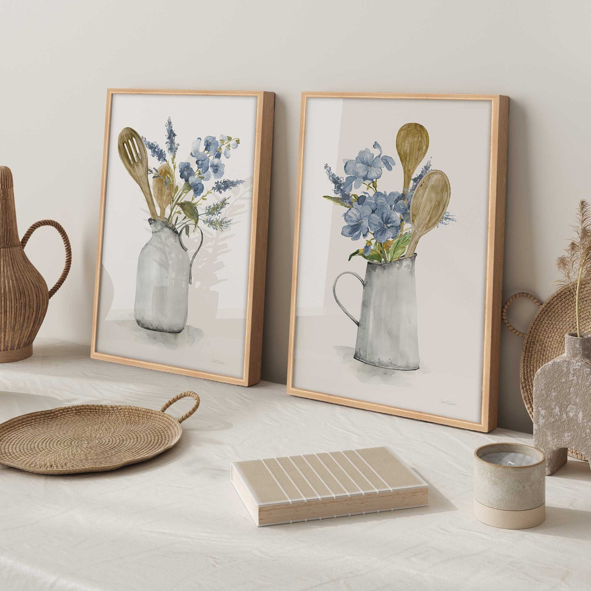 [Color:Walnut], Picture of art in a Walnut frame