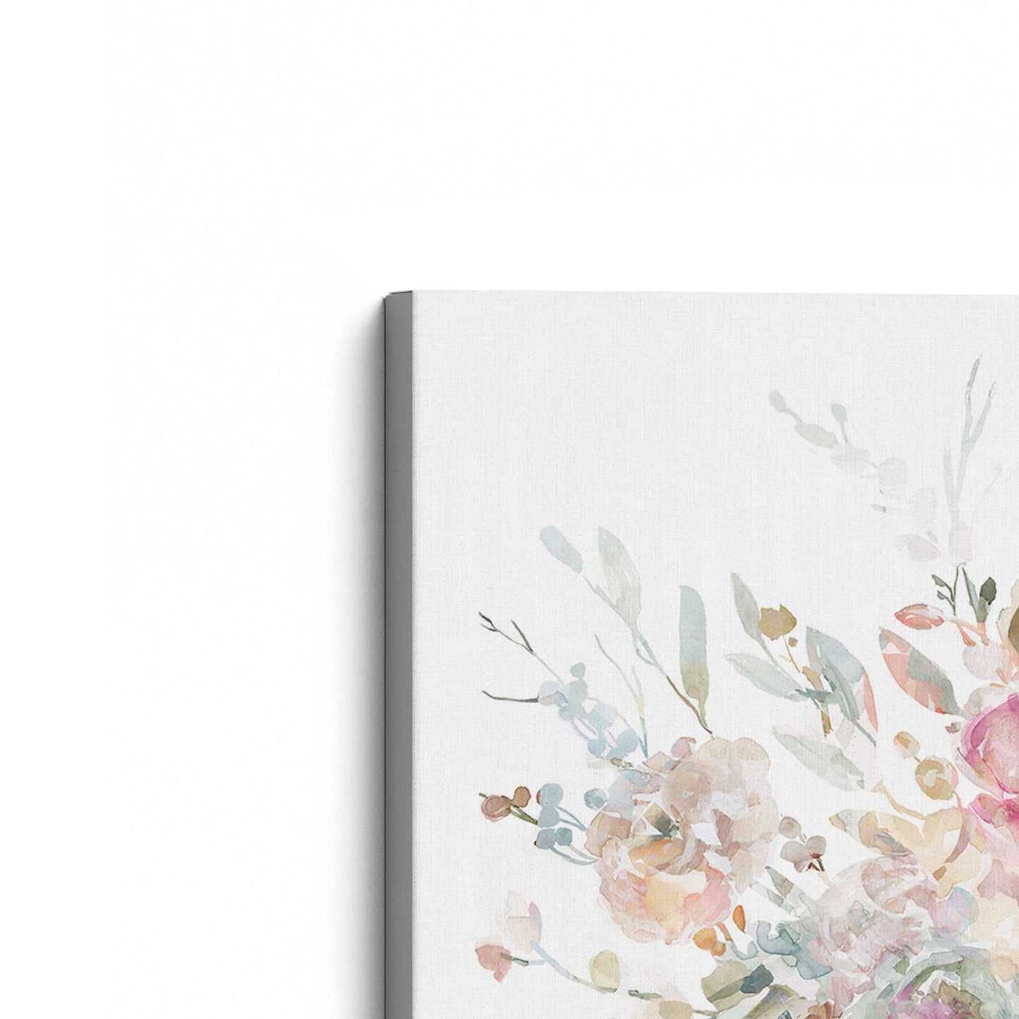 [Color:Stretched Canvas], Picture of art at an angle