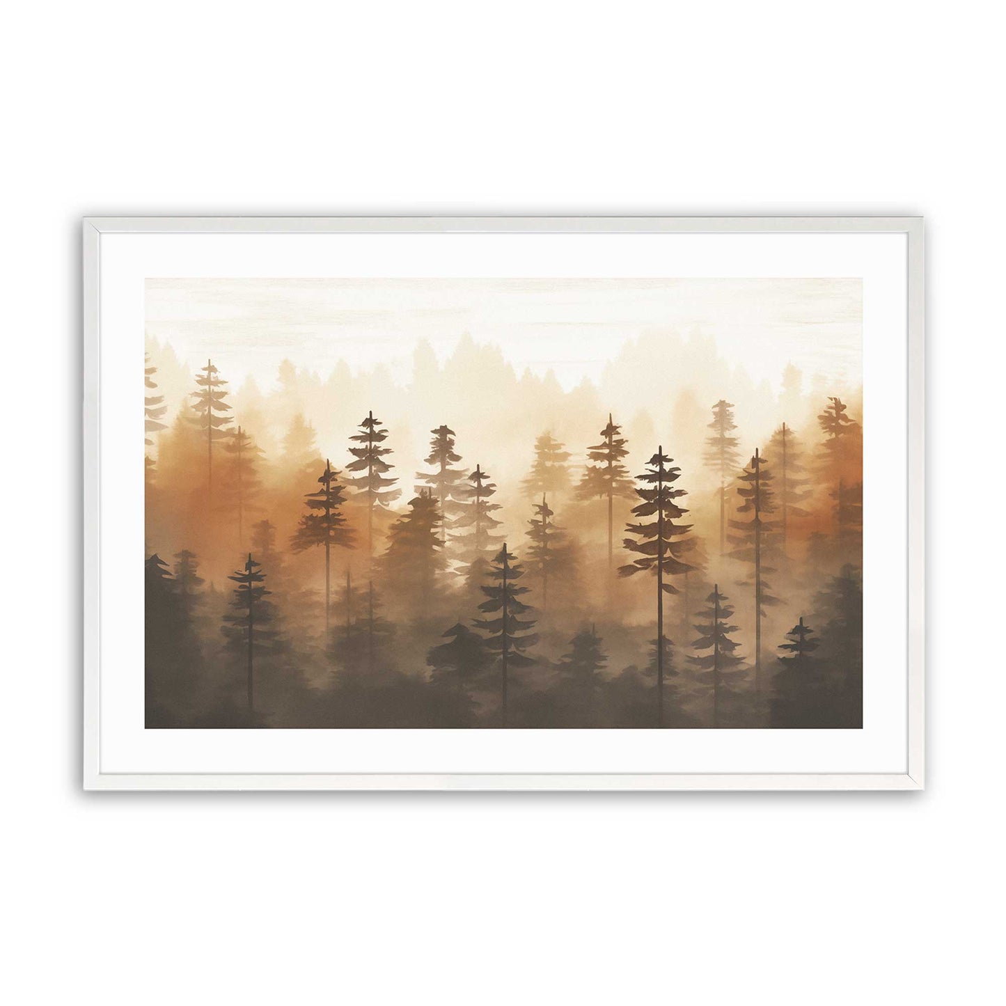 [Color:Opaque White], Picture of art in a Opaque White frame