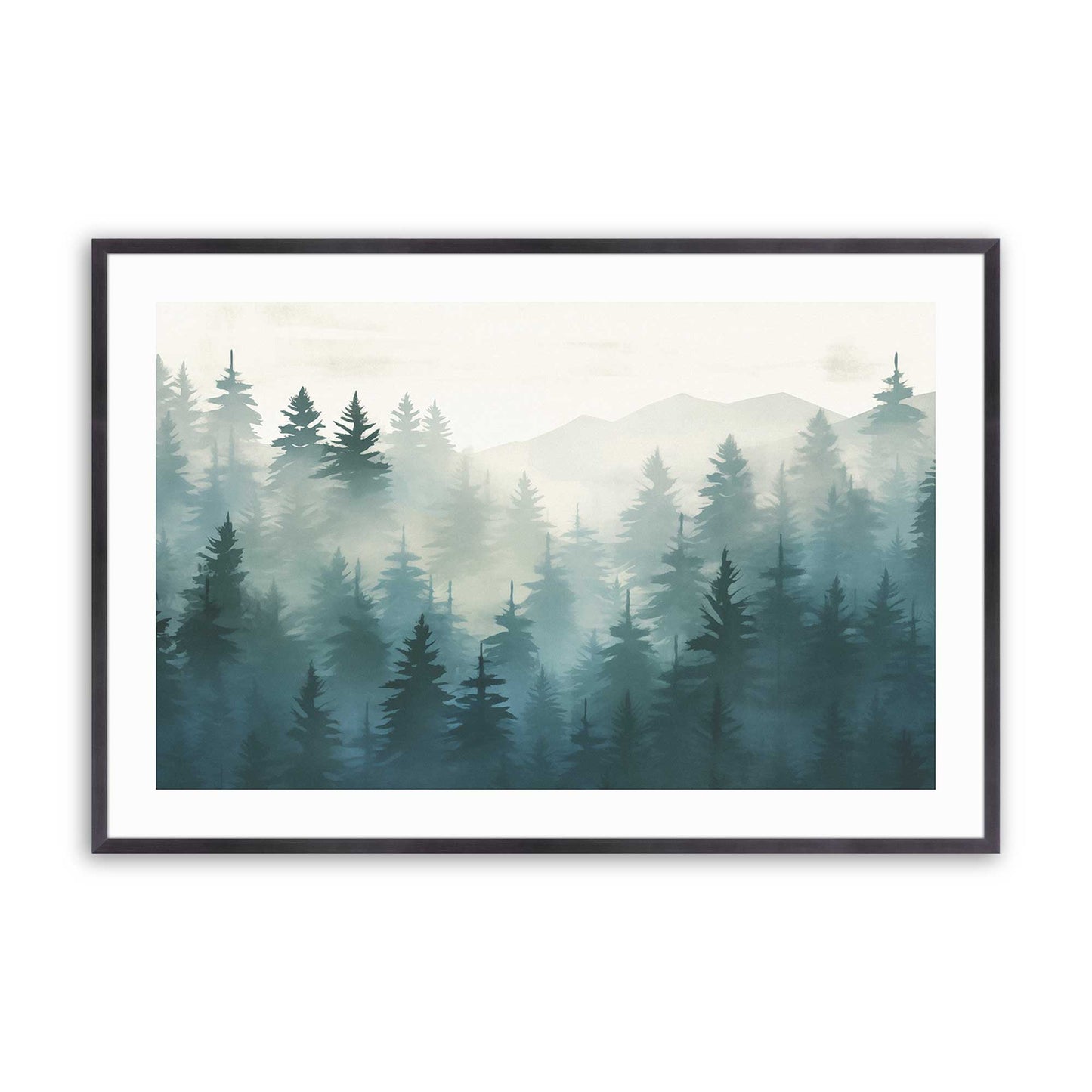 [Color:Weathered Zinc], Picture of art in a Weathered Zinc frame