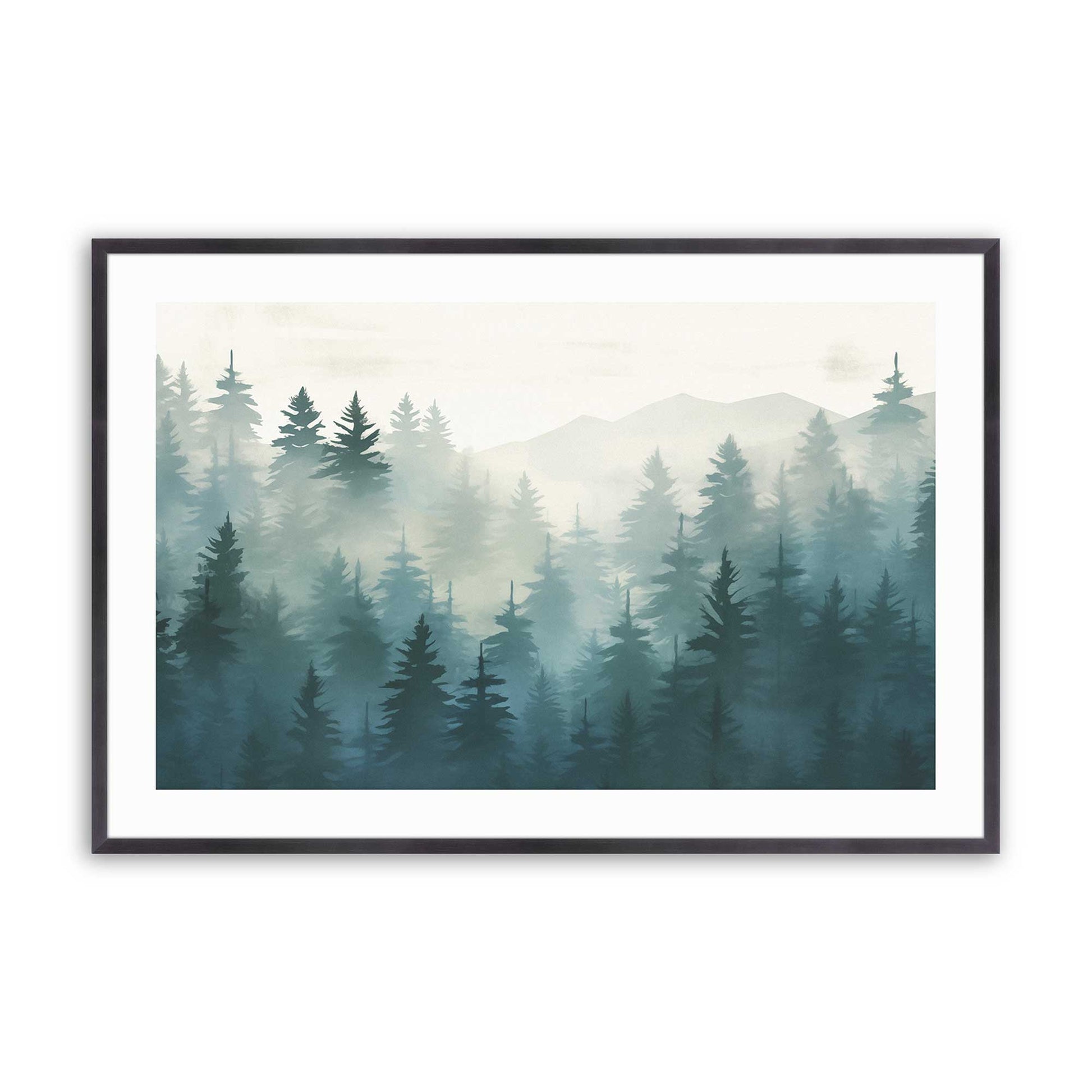 [Color:Weathered Zinc], Picture of art in a Weathered Zinc frame