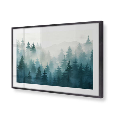 [Color:Weathered Zinc], Picture of art in a Weathered Zinc frame of the corner