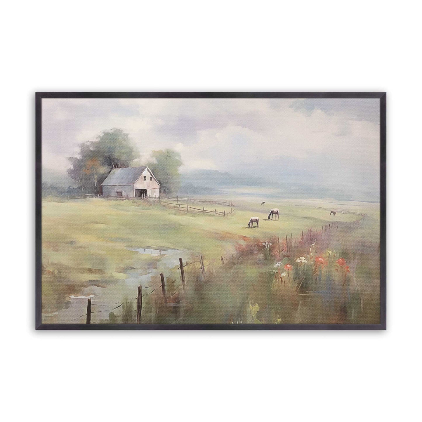 [Color:Weathered Zinc], Picture of art in a Weathered Zinc frame