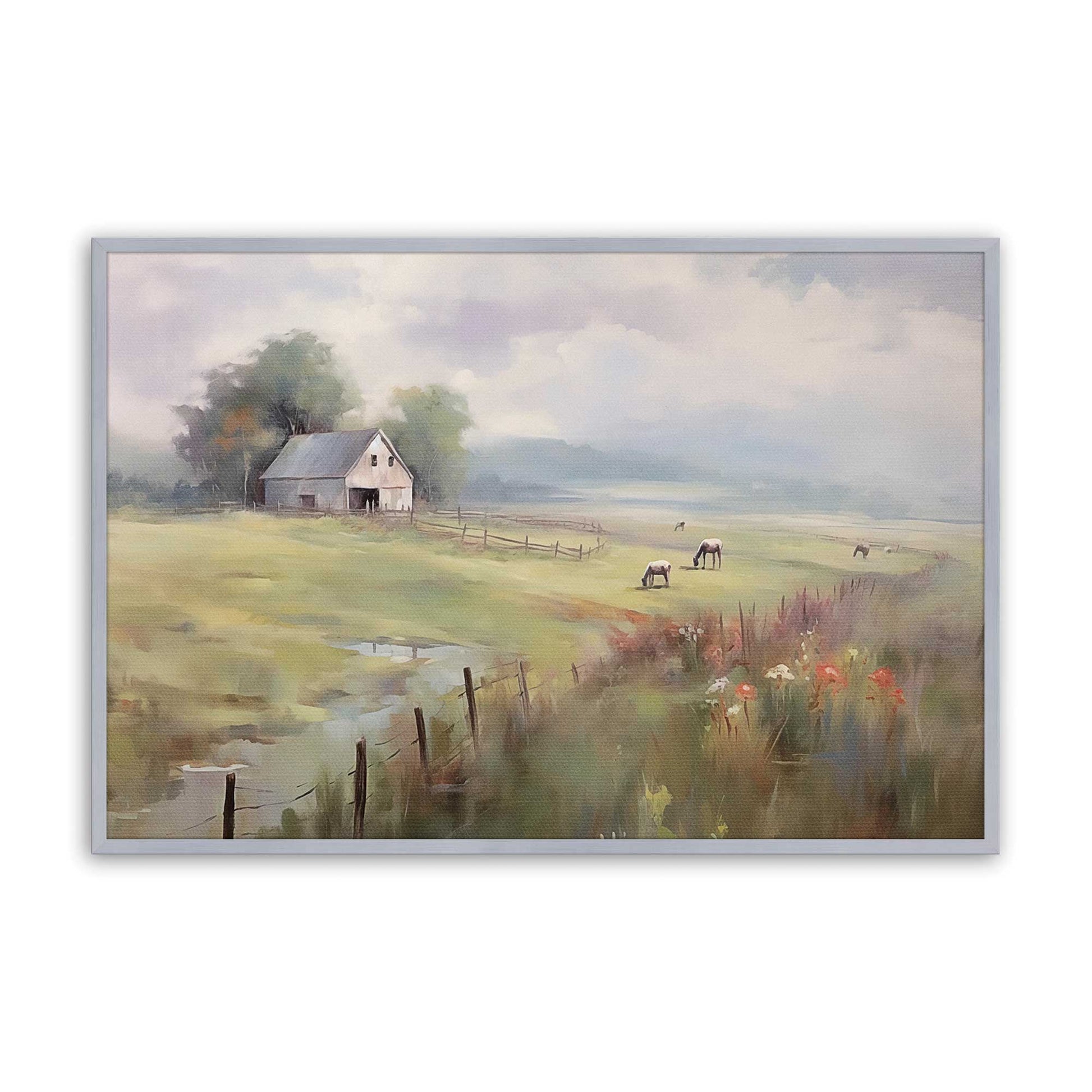 [Color:Polished Chrome], Picture of art in a Polished Chrome frame