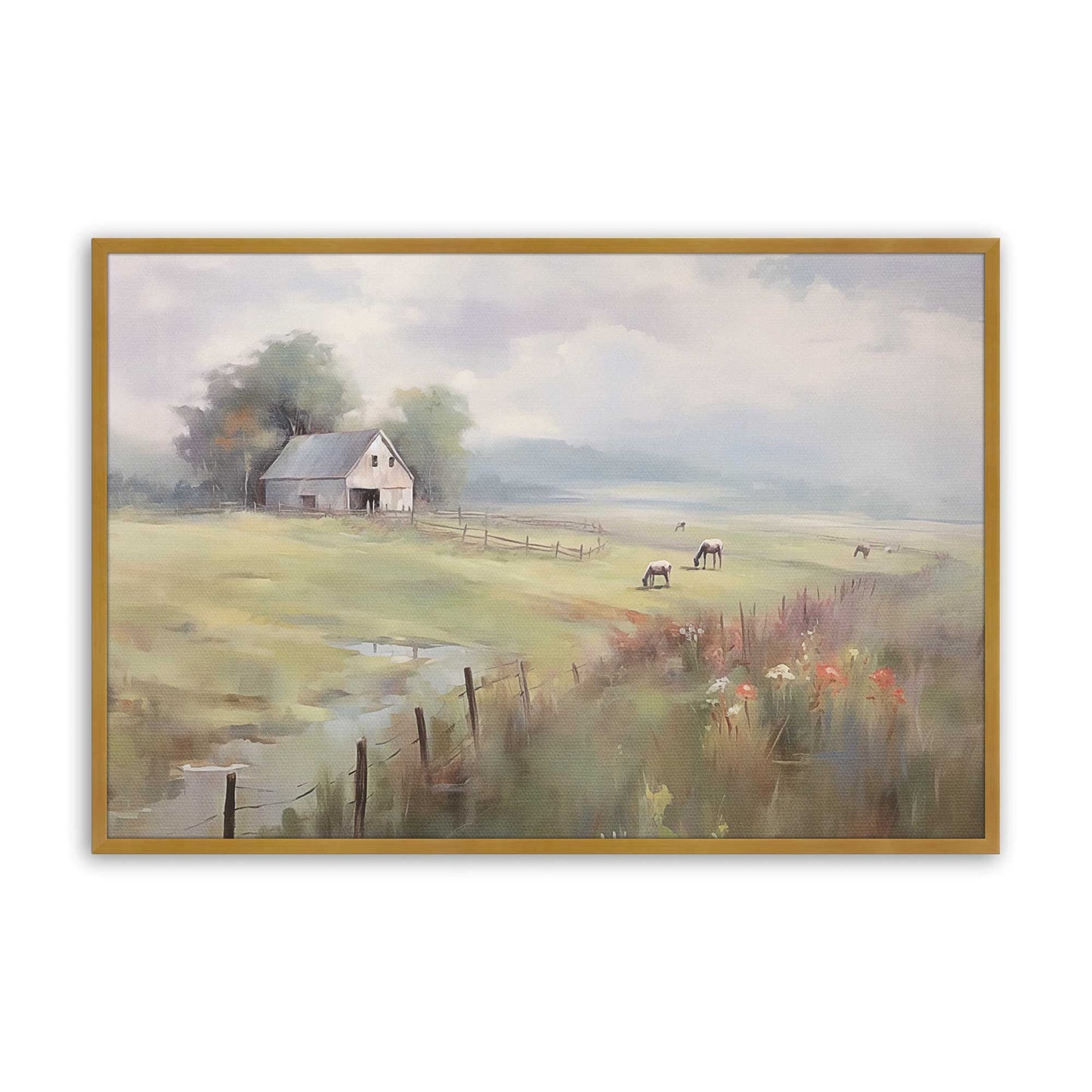 [Color:Polished Gold], Picture of art in a Polished Gold frame