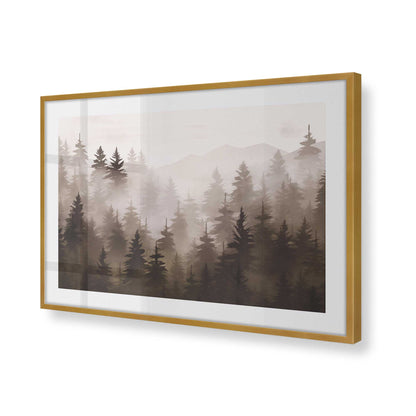 [Color:Polished Gold], Picture of art in a Polished Gold frame of the corner