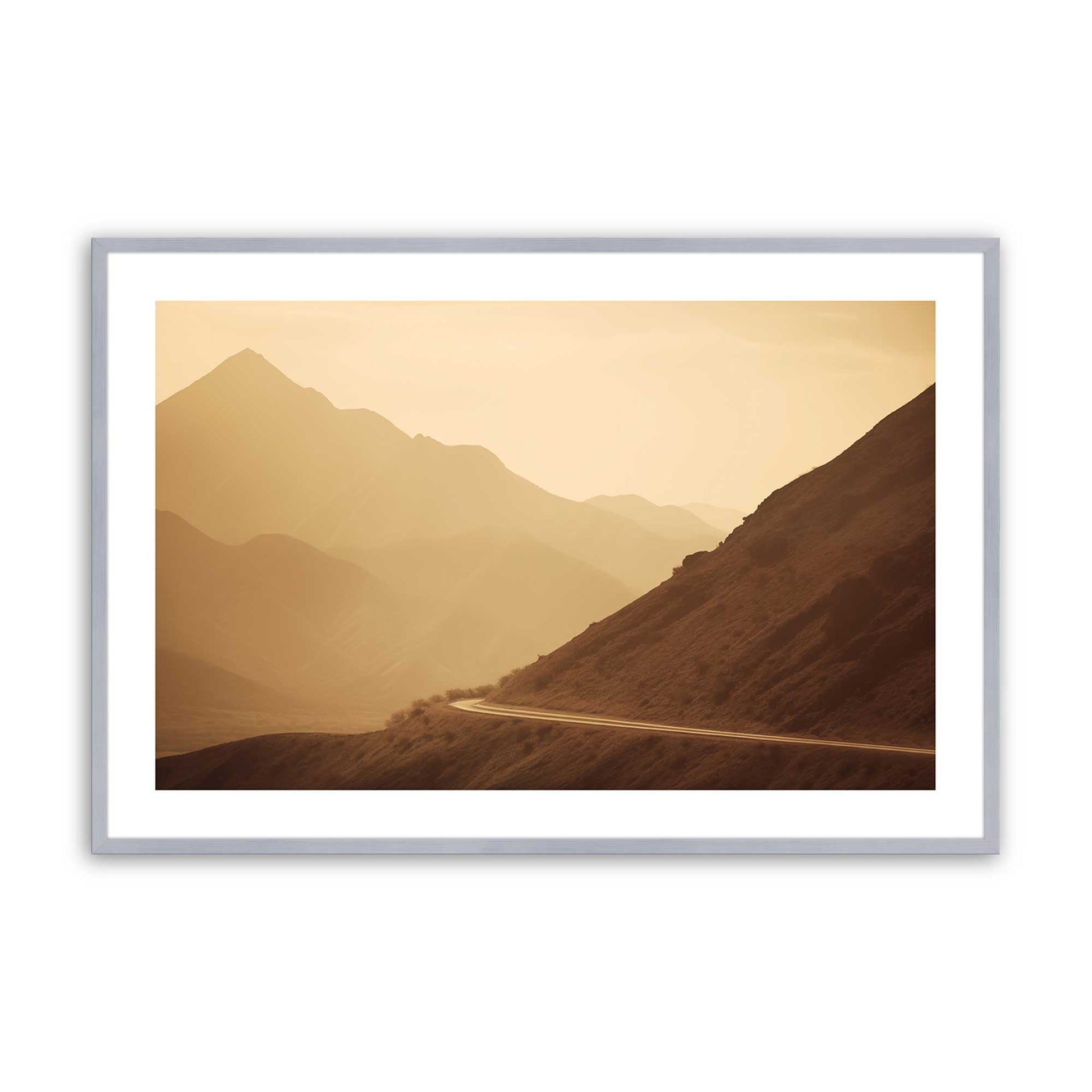 [Color:Polished Chrome], Picture of art in a Polished Chrome frame