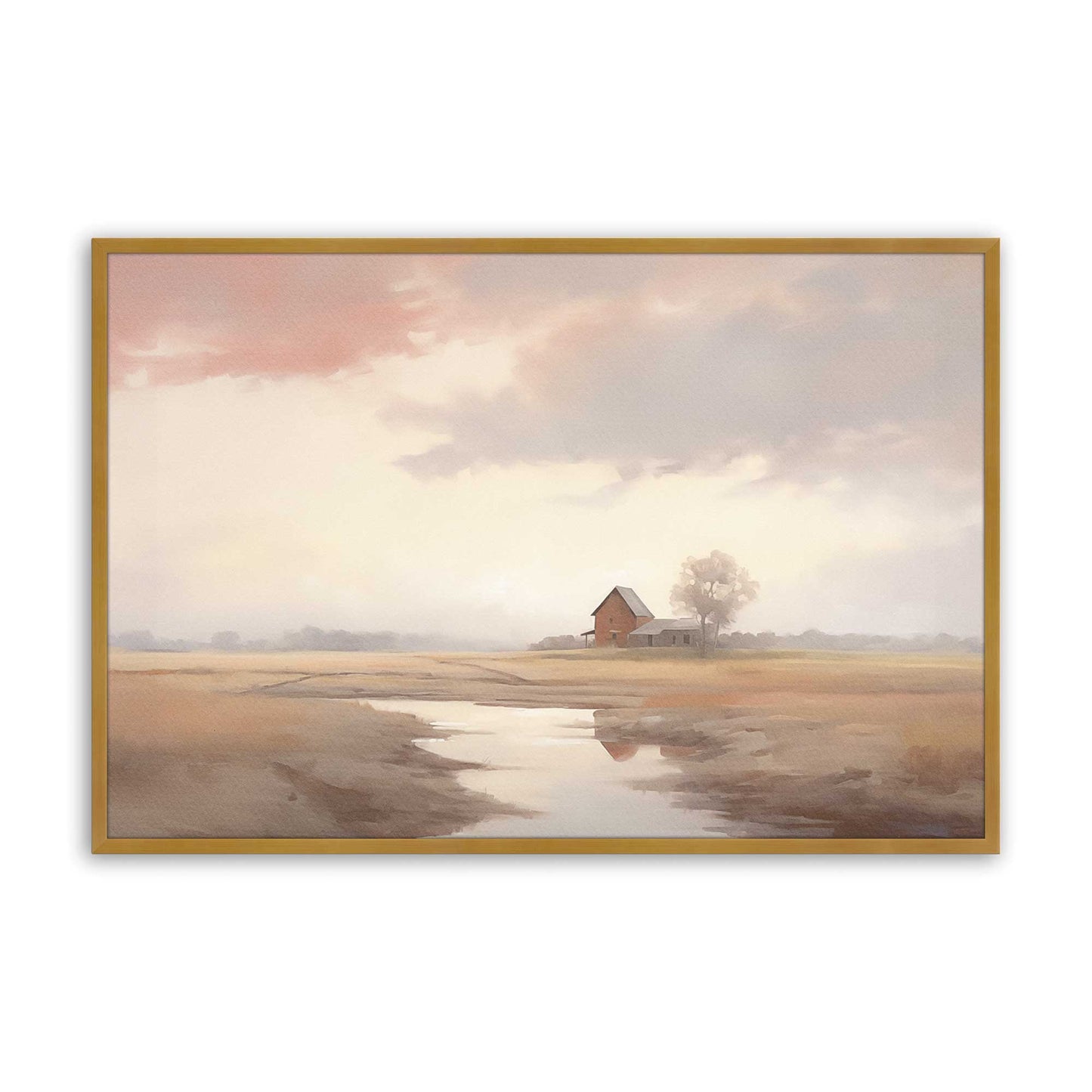 [Color:Polished Gold], Picture of art in a Polished Gold frame