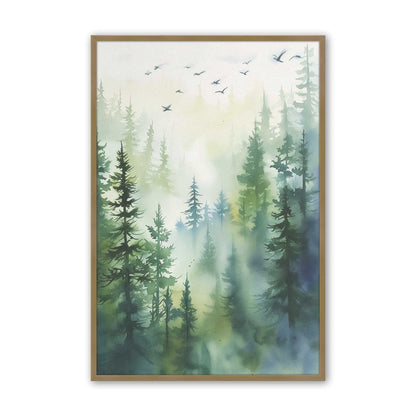 [Color:Brushed Gold], Picture of art in a Brushed Gold frame