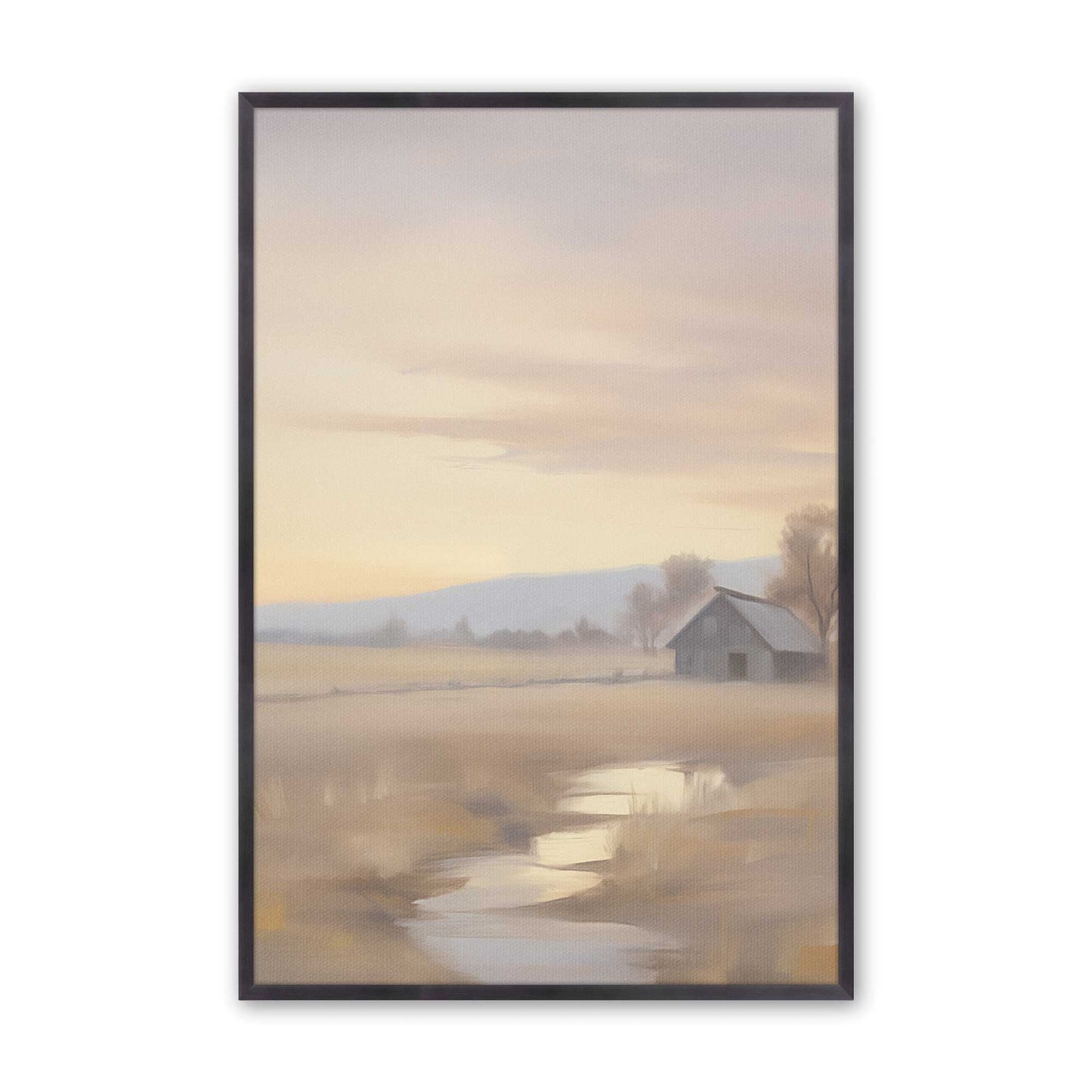 [Color:Weathered Zinc], Picture of art in a Weathered Zinc frame