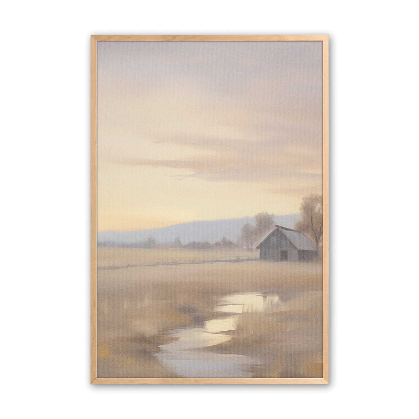 Quiet Country Scenes Art Print, Set of 2