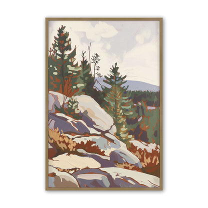 [Color:Brushed Gold], Picture of art in a Brushed Gold frame
