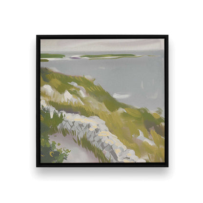 Coastal Path to the Sea Canvas Print, Set of 2