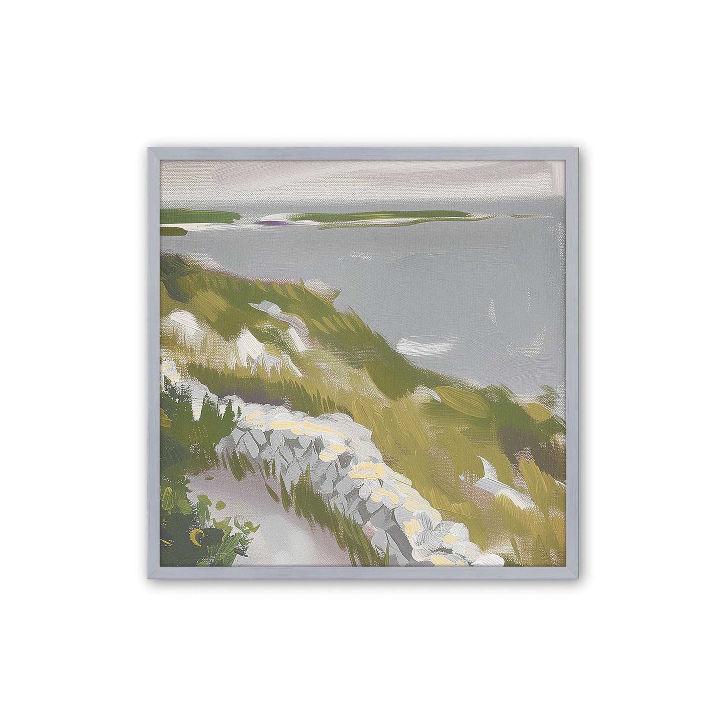 Coastal Path to the Sea Art Print, Set of 2